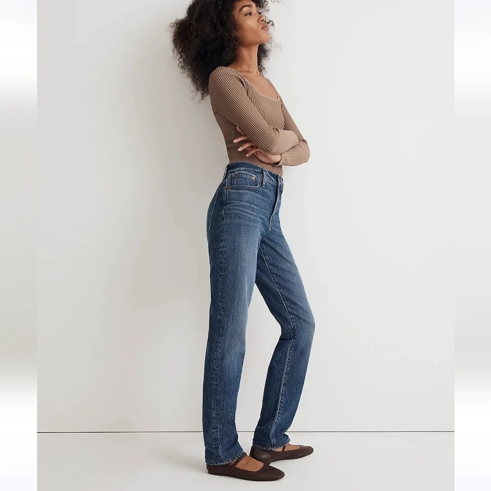 Madwell Perfect Vintage Jean in Decatur Wash size 30 tall - Picture 3 of 9